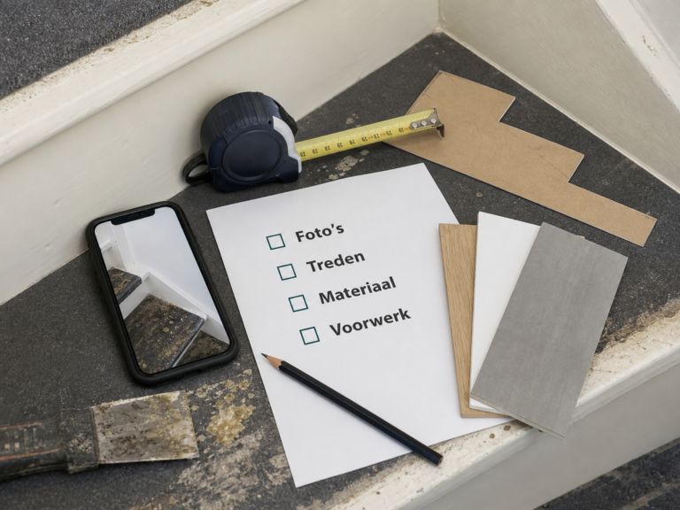 Foto-checklist voor traprenovatie offerte